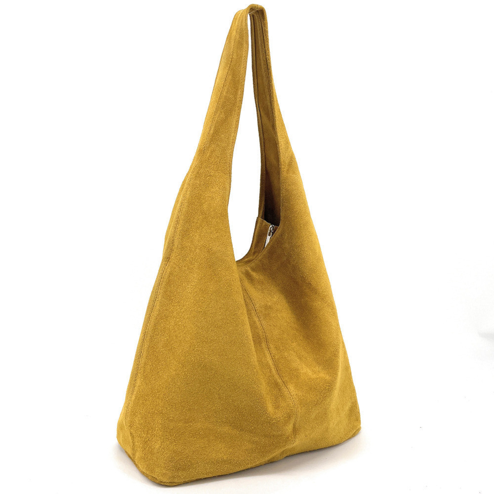 Sac Femmes Sac Main De Forme Hobo En Cuir Nubuck Eva