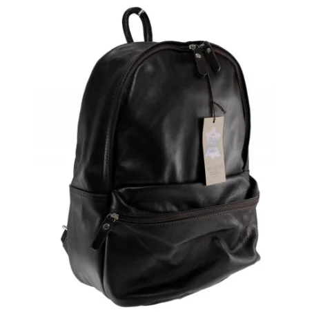 Sac à dos mode femme mode homme en cuir lisse italien porté dos sac tendance