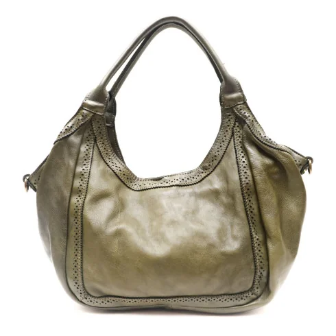 Sac à main hobo tendance femme en cuir vintage porté épaule et bandoulière rouge