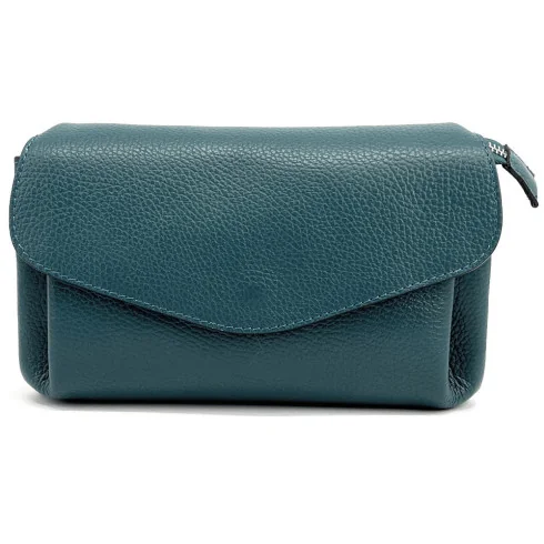 Mini sac trotteur femme tendance en cuir italien pur cuir de vachette porté bandoulière violet