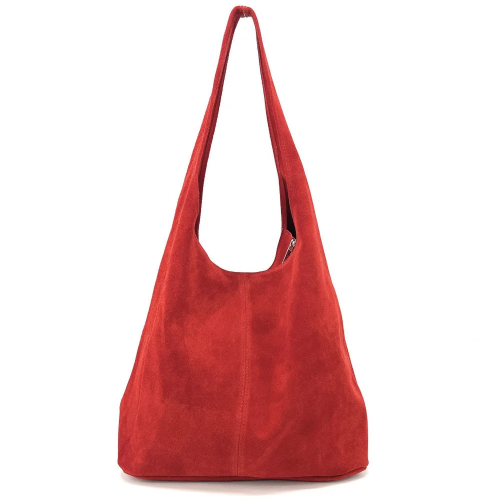 Sac Femmes Sac Main De Forme Hobo En Cuir Nubuck Eva