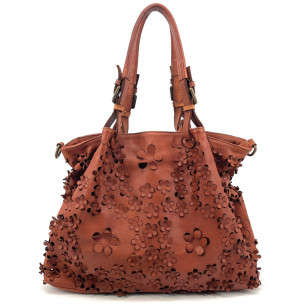 Sac Cuir Vintage Noir - Made in Italy - Zosha Collection