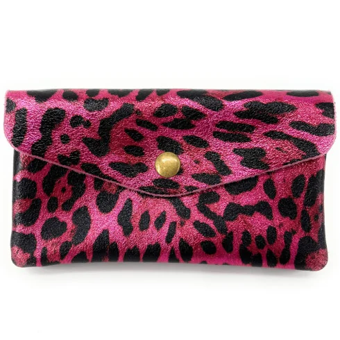 Collection femmes | Pochette porte-monnaie en cuir irisé COMPO