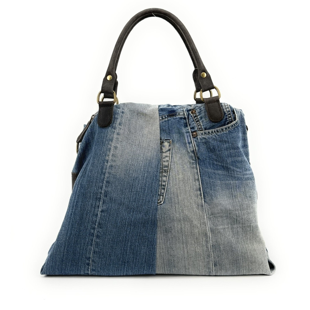 Sac besace en toile et cuir BESACE U.S DENIM