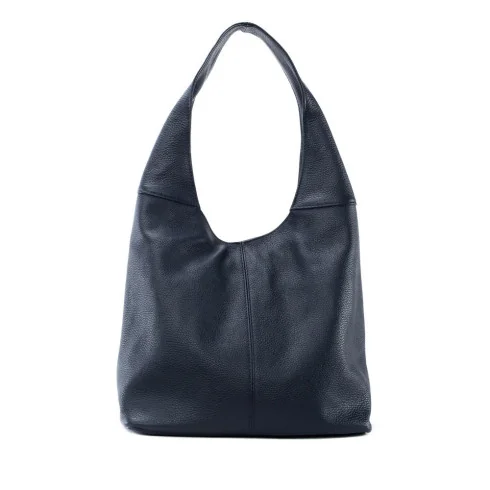 Sac à main tendance femme en cuir porté épaule noir sac hobo