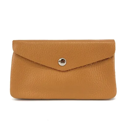 Collection femmes |Pochette porte-monnaie en cuir grainé COMPO