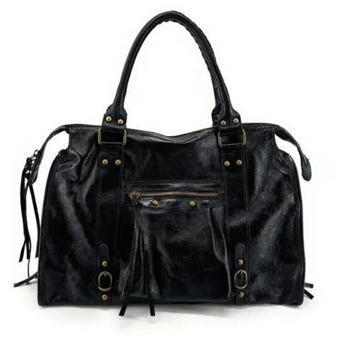 Grand sac cuir noir hotsell