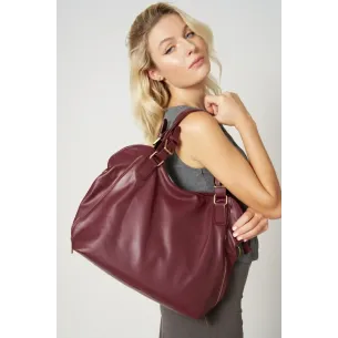 Sacs Femme | Sac porté épaule en cuir lisse CAMELIA