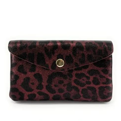 Accessoires Sac | Pochette porte-monnaie en cuir irisé COMPO JUNGLE