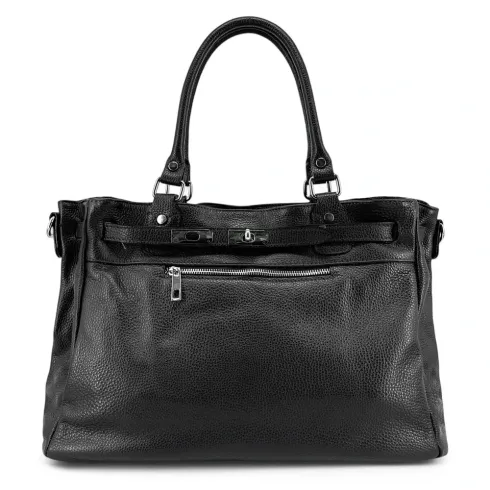 Sacs à main Femme | Sac cabas en cuir grainé JANET SILVER