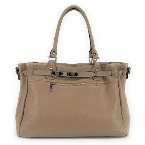 Sacs à main Femme | Sac cabas en cuir grainé JANET SILVER