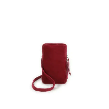 Sacs Femme | Pochette bandoulière en cuir nubuck LOUVRE