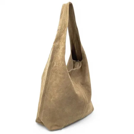 Sac Femmes | Sac à main de forme HOBO en cuir nubuck EVA