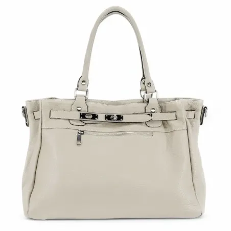 Sacs à main Femme | Sac cabas en cuir grainé JANET SILVER