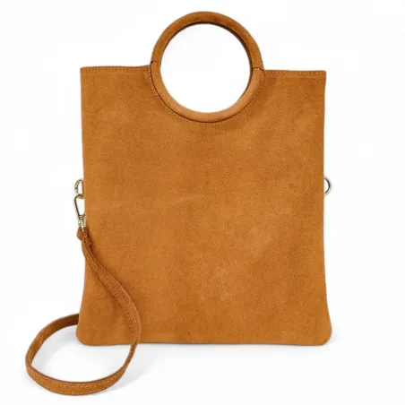 Sacs à Main Femme | Sac pochette en cuir nubuck CHARLOTTE