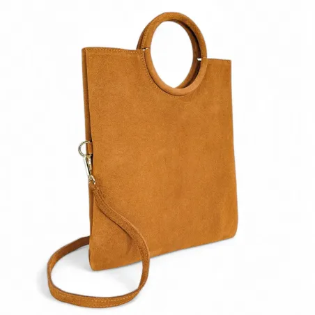 Sacs à Main Femme | Sac pochette en cuir nubuck CHARLOTTE