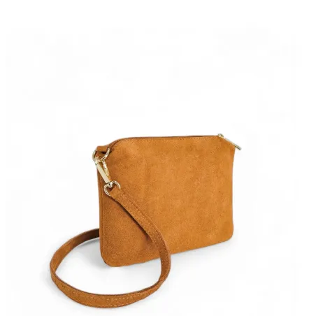 Sacs à Main Femme | Sac pochette en cuir nubuck CHARLOTTE