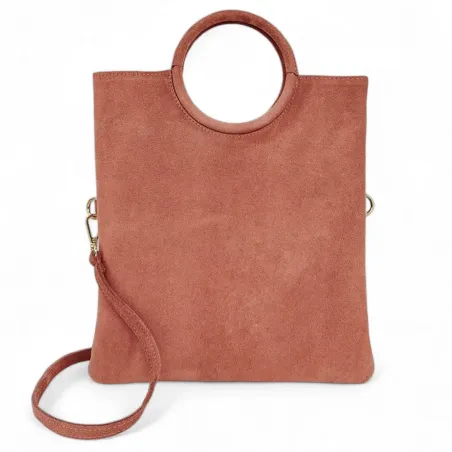 Sacs à Main Femme | Sac pochette en cuir nubuck CHARLOTTE