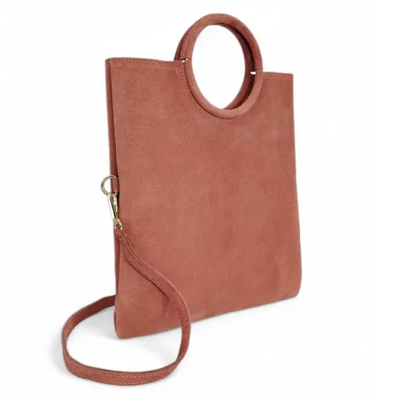 Sacs à Main Femme | Sac pochette en cuir nubuck CHARLOTTE