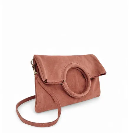 Sacs à Main Femme | Sac pochette en cuir nubuck CHARLOTTE