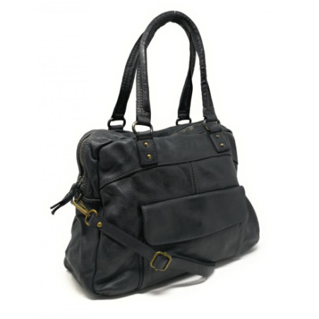 Sac bowling cuir on sale souple