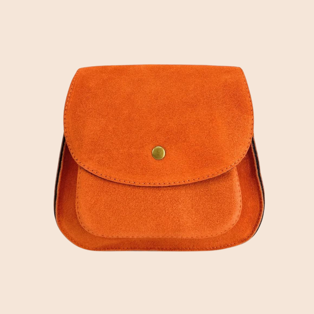 Mini sac en cuir nubuck daim suede à bandoulière pour femme PACHUCA